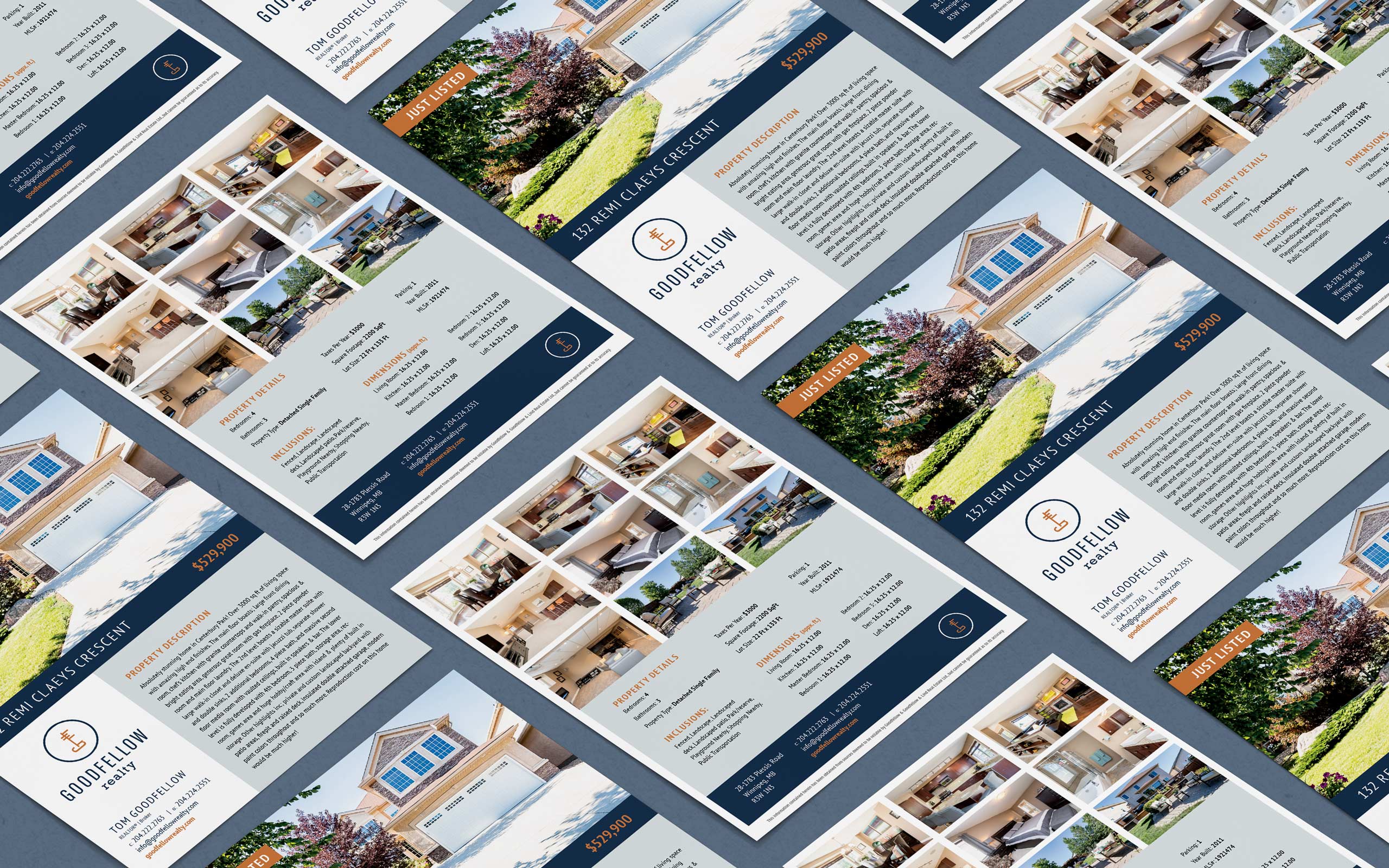 Goodfellow Realty Feature Sheet Design by Artifakt Digital