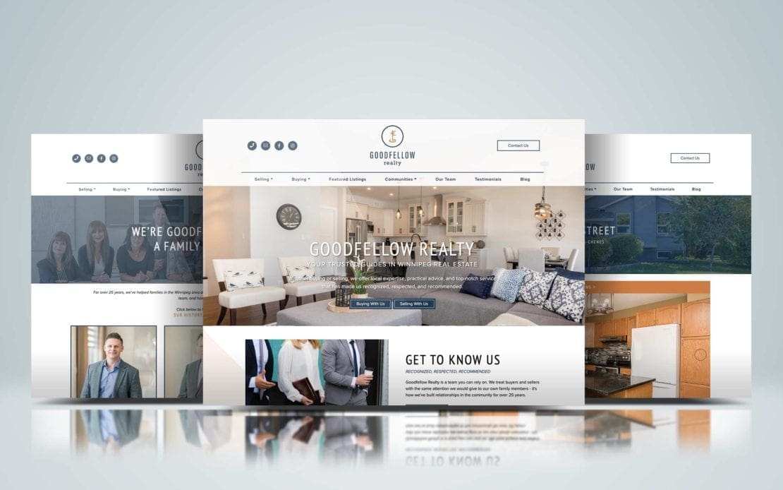 Goodfellow Realty Website Design by Artifakt Digital